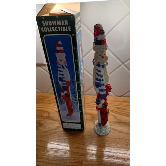 Snowman Collectibles 12" Pencil Red Stocking Figurine - Picture 6 of 7